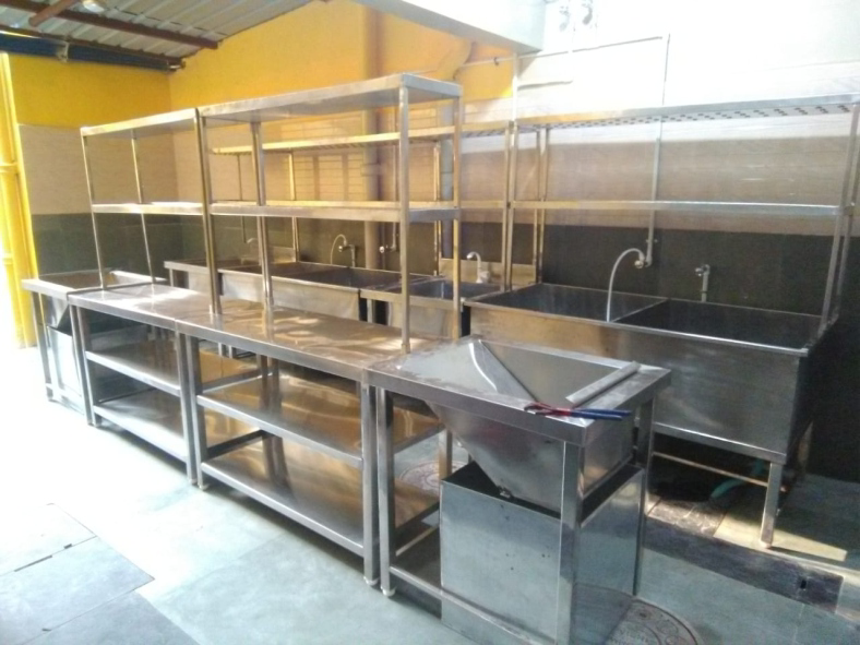 Stainless Steel Work Tables, Sinks & Racks